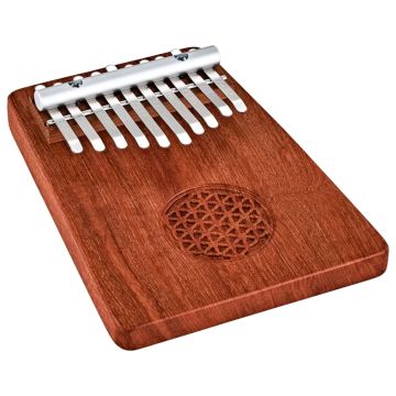 Kalimba Meinl Sonic Energy KL1002FOL 10 note zambesi redwood rilievo Fiore della vita