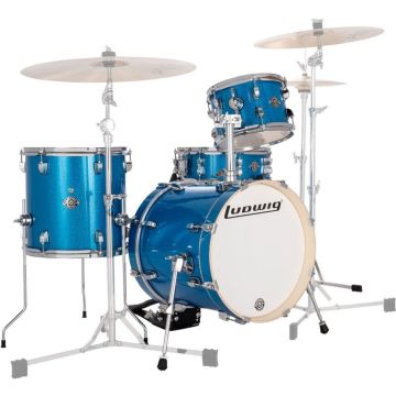 Ludwig Breakbeats Questlove 16" 4 pz Blue Sparkle