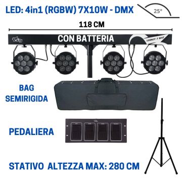 Sagitter LEDKITHP7BAT Kit Luci led a batteria