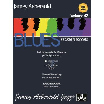 Blues in tutte le tonalità v.42 + CD trad. Italiana Autore Aebersold Jamey