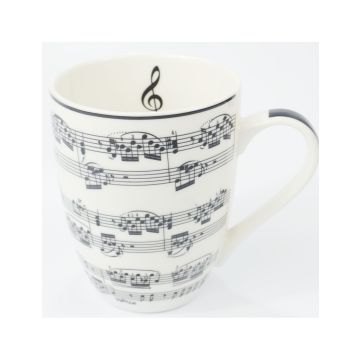 Tazza Bianca pentagramma nero con confezione regalo Agifty 300ml
