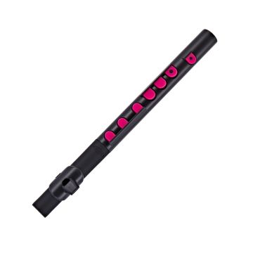 Flauto Nuvo Toot 2.0 corpo in abs nero rosa con borsa 