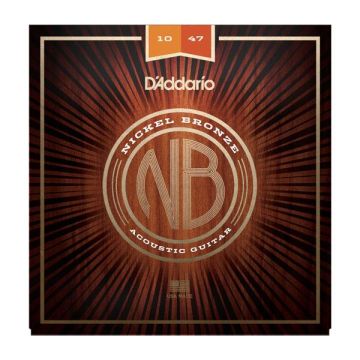 Corde D`Addario chitarra acustica NB1047 nickel bronze 10-47