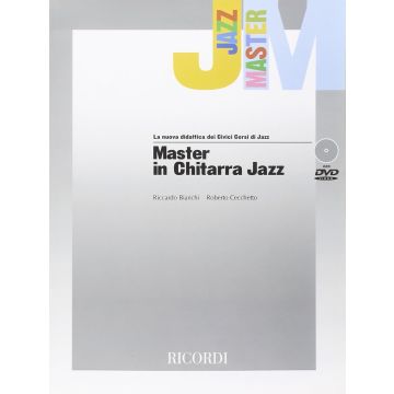 Master in chitarra Jazz Riccardo Bianchi Book+Dvd Chitarra 