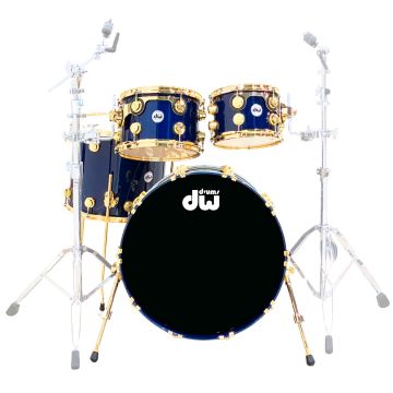 DW Collector Lacquer Custom Royal Blue Pure Maple VLT 4 pz.22"