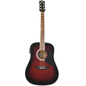Eko RANGER 6 EQ Chitarra Acustica Elettrificata red sunburst
