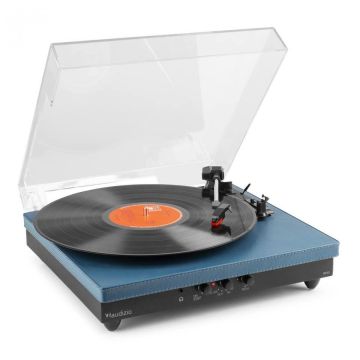 Audizio RP113D Giradischi bluetooth dark blue