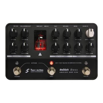 Simulatore di amplificatori per basso Two Notes REVOLT BASS