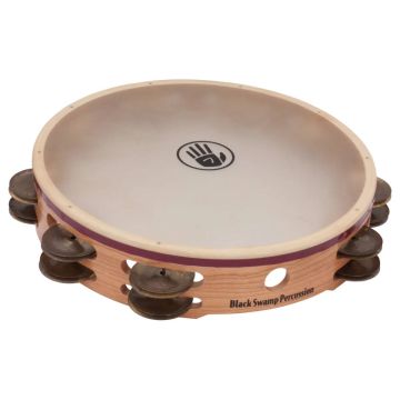 Black Swamp S3 Series S3TD Tamburello 10" piattini ottone anticato pelle naturale Kalfo
