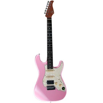 Chitarra Elettrica digitale Mooer S800 rw shell pink con borsa