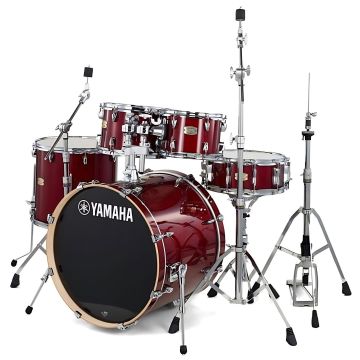 "Batteria Yamaha Stage Custom Birch 22"" 5 pz Hardware cherry wood "