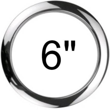 "Gibraltar SCGPHP6C Cerchio per Foro Cassa 6"" Cromato"