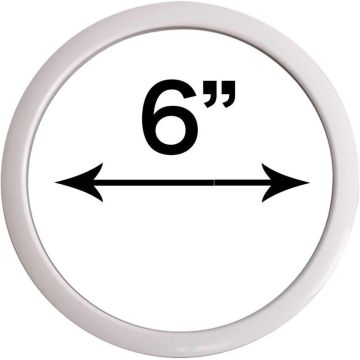 Gibraltar SCGPHP-6W white bass drum hole