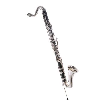 Clarinetto Basso Sib Grassi CLB400 in resina 20 chiavi nichelate discendente al Mib