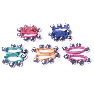 Nastro Sonagli LF con 4 sonagli coppia vari colori tessuto
