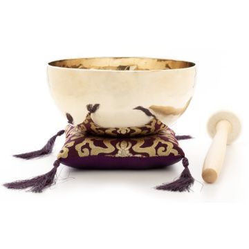 Klangschalen 21cm con cuscino,battente Dea Tara