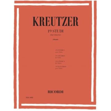 R.Kreutzer 19 studi per violino