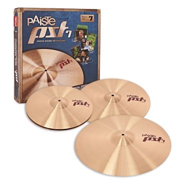 Paiste PST-7 Universal Medium Set Piatti  HH 14" Crash 16" Ride 20" 