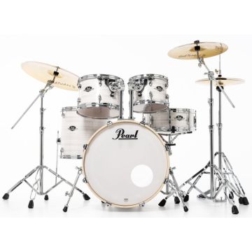 Pearl Export Studio 20" 5pz+Hardware+Piatti slipstream white