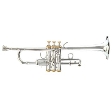 Tromba Mib/re Stomvi 5510 Elite argentata con custodia