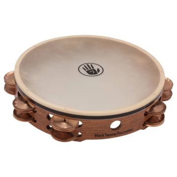 Black Swamp Sound Art TD2 Tamburello 10" piattini rame Berilio pelle sintetica