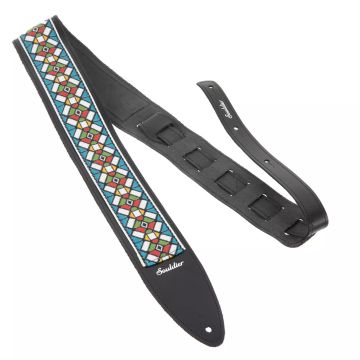 Souldier Torpedo Stained Glass blue/white Tracolla chitarra 6,5cm
