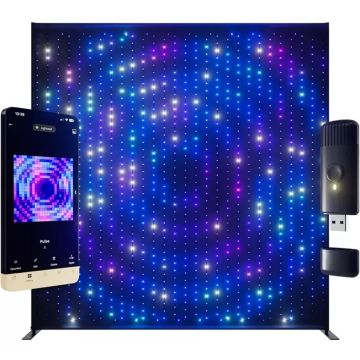 Twinkly Lightwall pixel led backdrop 1120 rgb leds