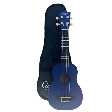 Ukulele soprano Camwood blu con borsa