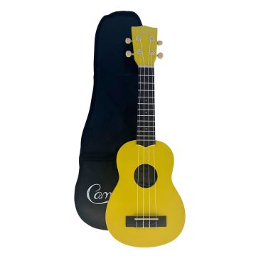 Ukulele soprano Camwood yellow con borsa