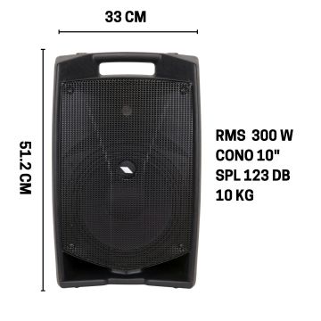 Diffusore Proel V10 PLUS 600w - 10"