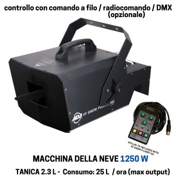 Macchina neve ADJ VF Snow Flurry HO 1250 w