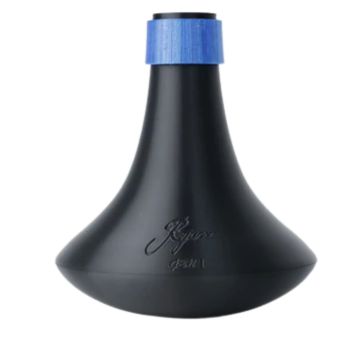 Sordina Trombone Basso Rejano Mutes WHALE Blu Practice in resina Nera