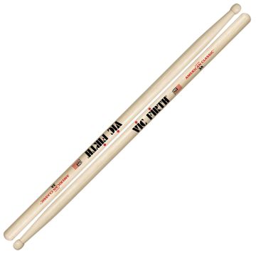 Bacchette Vic Firth American Classic 3A Hickory Punta Legno Barrel 