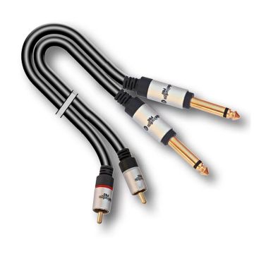 Cavo 2 rca M/2 Jack mono M 3 mt Audiodesign