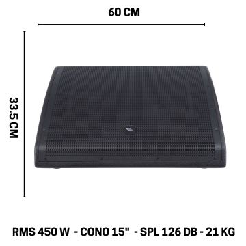 Monitor Proel WD15AV2 900W - 15"
