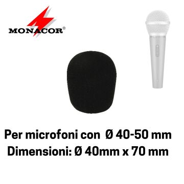 Antivento Monacor WS-3 - 40x70mm 