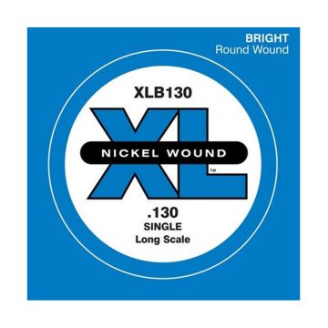 Corda singola D`Addario XLB130 basso elettrico 5a corda 130 