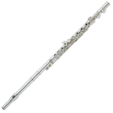 Flauto Yamaha YFL677 fori aperti non in linea,Mi snodato corpo e testata in argento