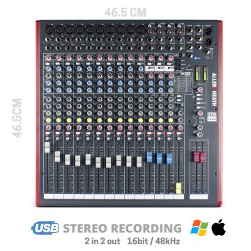 Mixer Allen&Heat ZED16FX - 10Mic/2Stereo