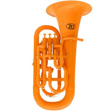Eufonio plastica ZO con bocchino e custodia ARANCIO
