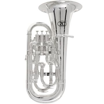Eufonio plastica ZO con bocchino e custodia SILVER