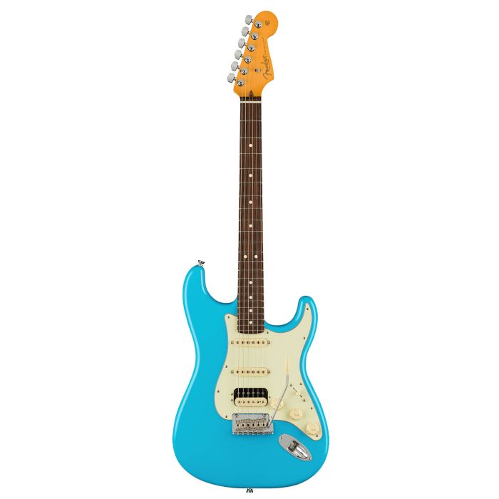 Fender American Professional II Stratocaster HSS RW miami blue con custodia main product photo