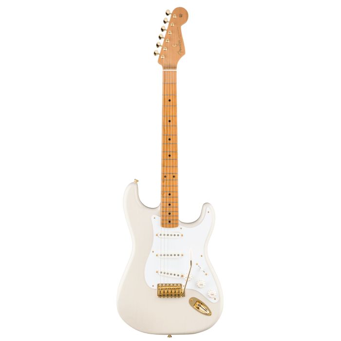 Fender LTD VIntera II '50s Stratocaster Roasted MP White Blonde con borsa main product photo