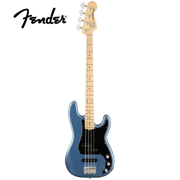 Basso Elettrico Fender American Performer Precision mn satin lake placid blue con borsa main product photo