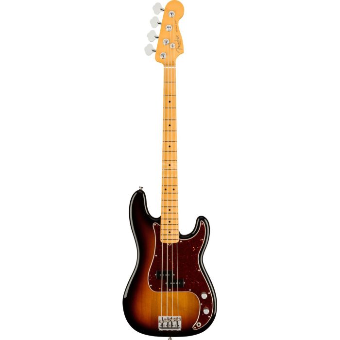Fender American Professional II Precision Bass mn 3 sunburst con custodia main product photo