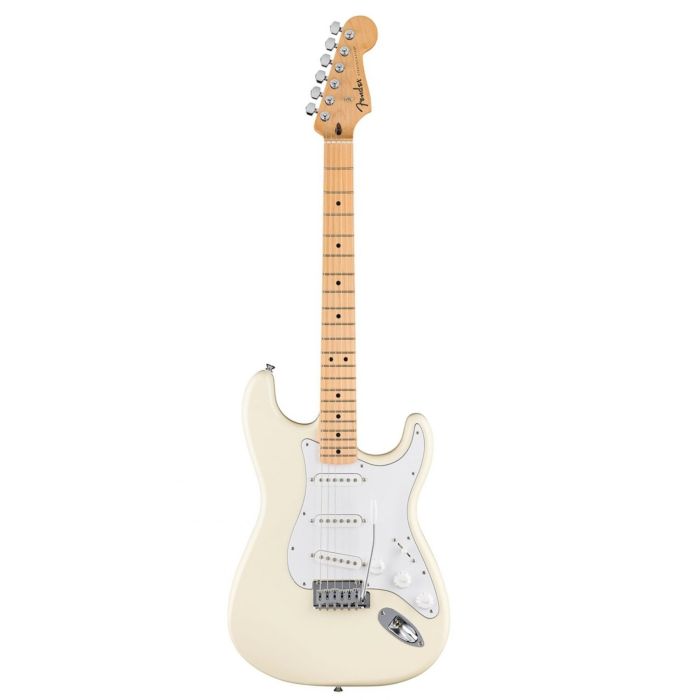 Fender Standard Stratocaster SSS MP olympic white main product photo