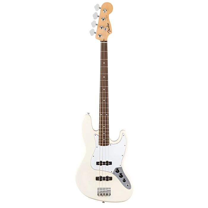 Fender Basso Elettrico Standard Jazz Bass LRL olympic white main product photo