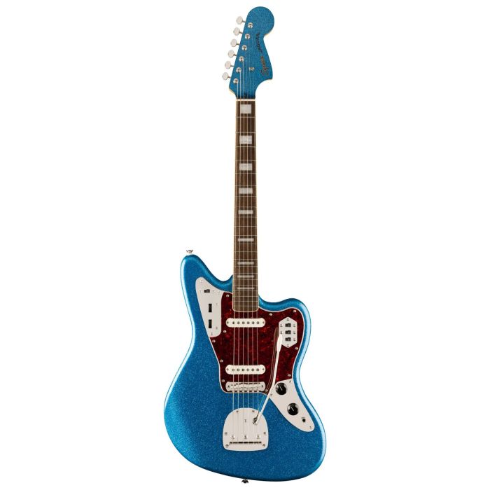 Fender Squier FSR Classic Vibe 70s Jaguar lrl ltd Chitarra Elettrica blue sparkle main product photo