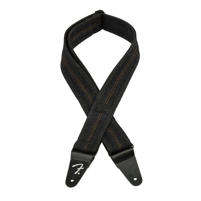 Fender Wrangler denim black stitch Strap main product photo