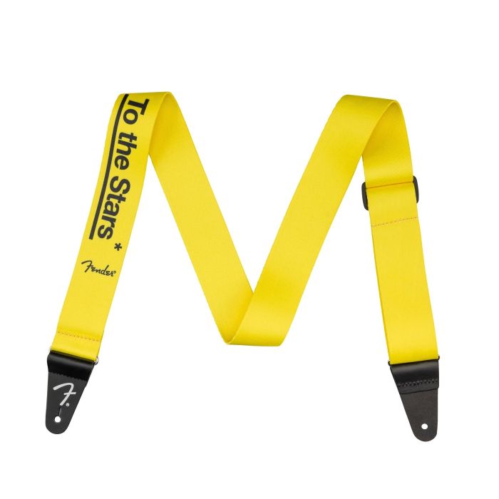 Fender Tom DeLonge To The Stars Graffiti yellow strap main product photo